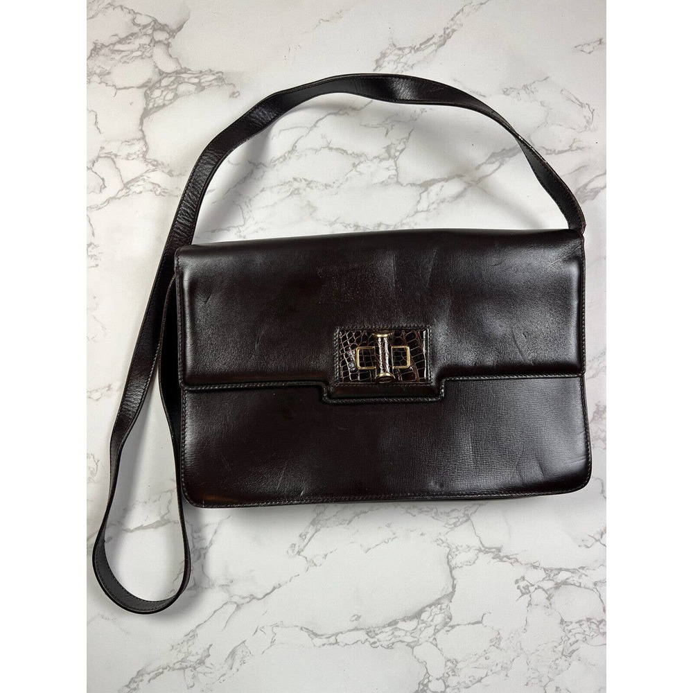 Vintage GUCCI Turn Lock Shoulder Bag 004.46.0087 Crossbody Bag